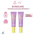 Noera 2 Pcs Lip Sunscreen SPF 50 PA++++ | Lip Sun Protect | Plump & Glow with Copper Tripeptide and Vitamin C