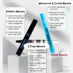 QL Eye Mascara Dramatic Eyeliner Eyebrow Waterproof Pencil Curling 2 Steps