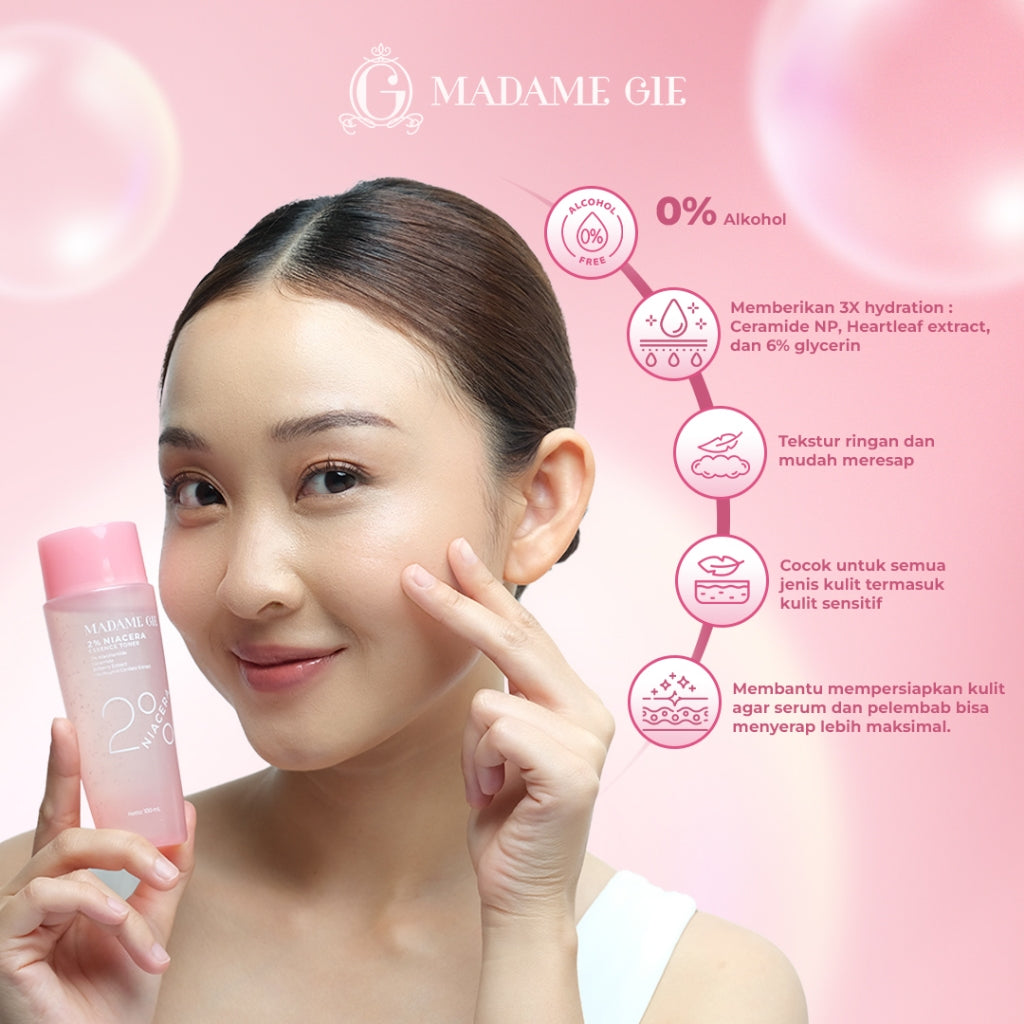 [FLASH SALE] 2% Niacera Essence Toner - Skincare Toner Mencerahkan dan Melembabkan