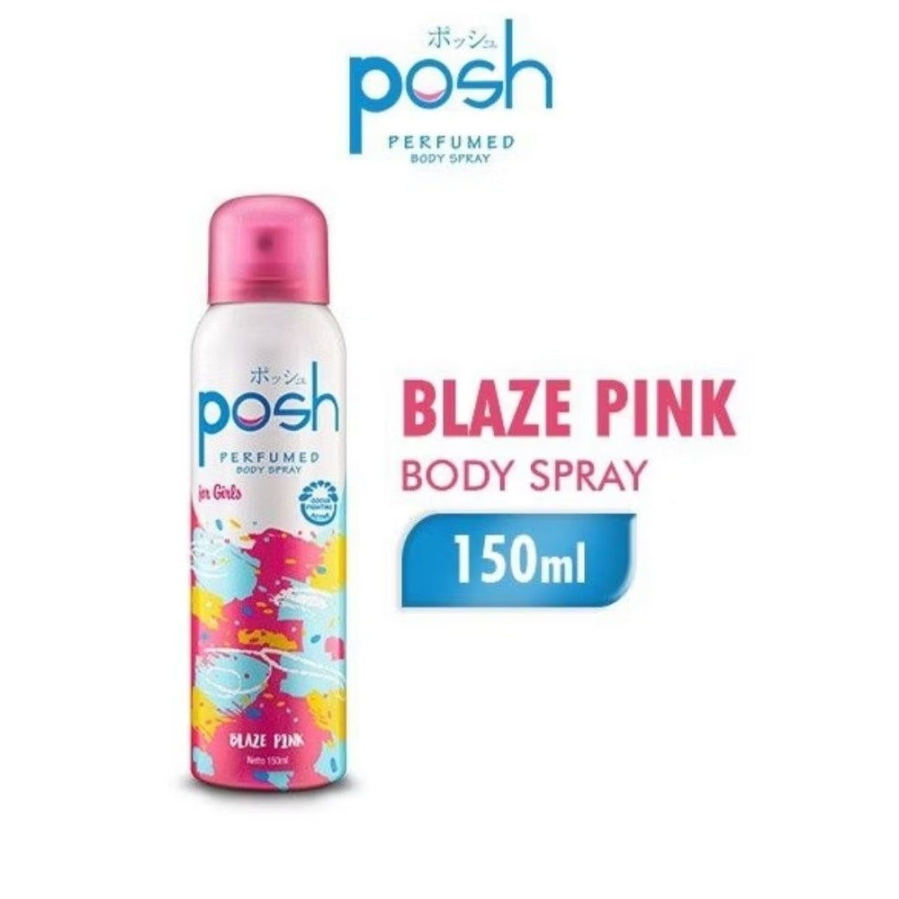 Posh Body Spray Parfum Wanita Blaze Pink 150 ml