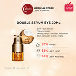 CLARINS Double Serum Eye 20ml - Anti Aging Eye Serum / Serum Mata Anti Penuaan / Lingkar Hitam