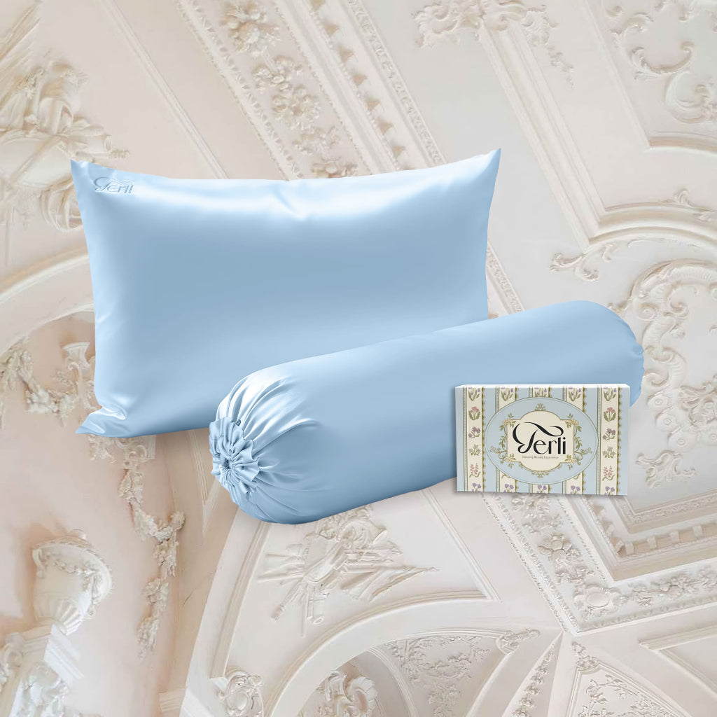 Hampers | Wedding Gift Set | Birthday Gift Set | BUNDLE Sarung Bantal dan Sarung Guling PREMIUM Satin Silk Terlibeauty