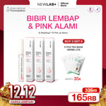 NEWLAB Brightlogy Pink Lip Serum | Lip Care untuk Bibir Gelap | Serum Bibir Mencerahkan | Pelembap Bibir 4ml