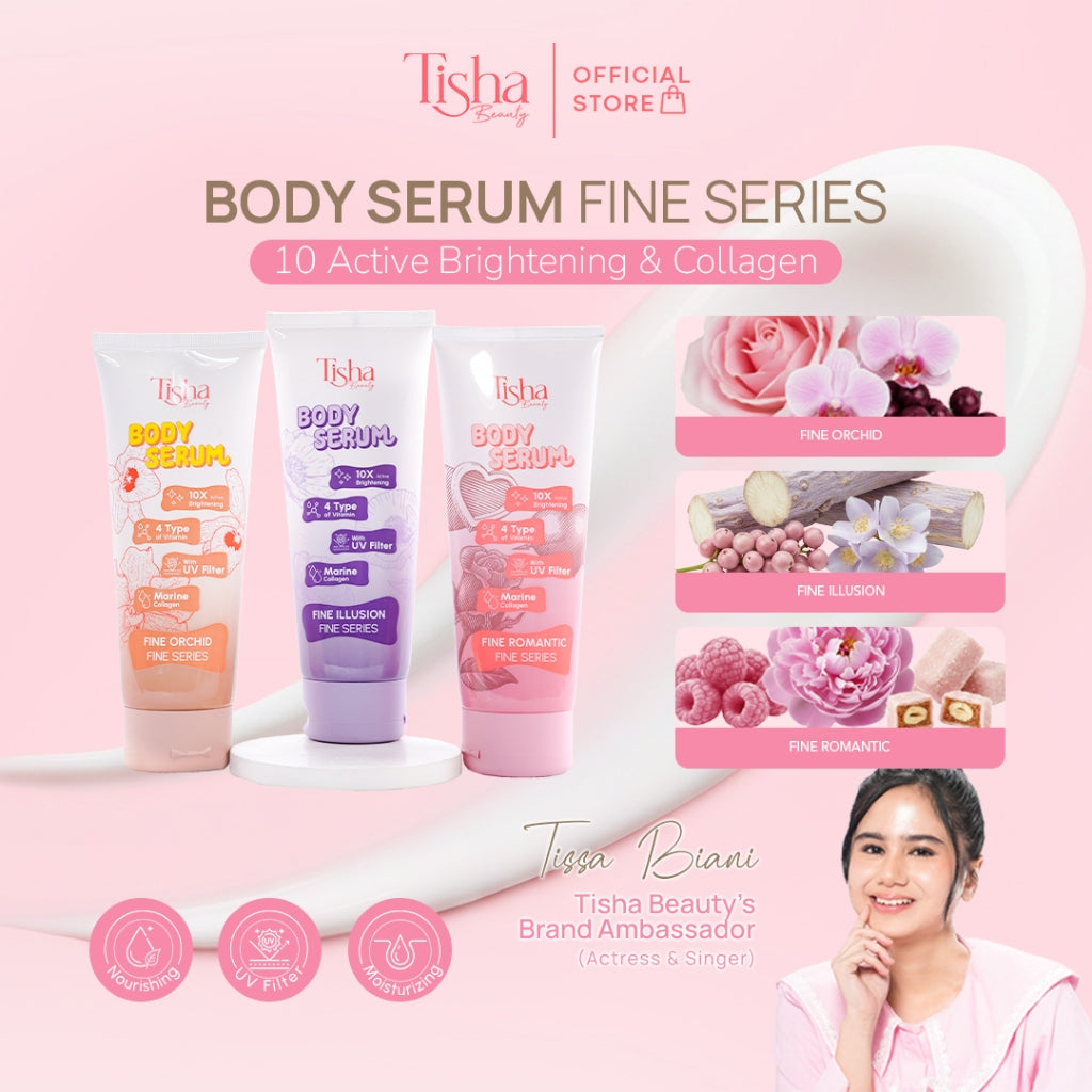 Tisha Beauty Body Serum Fine Series 10 Active Brightening – Tone Up & Collagen 150ml