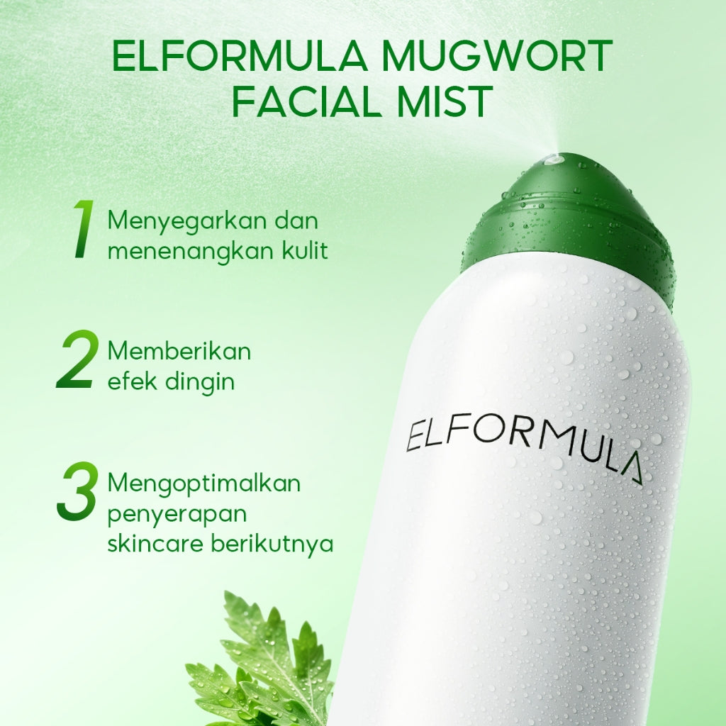 [ NEW LAUNCH ] ELFORMULA Mugwort Facial Mist - Facial Spray Menenangkan Menenangkan Kulit