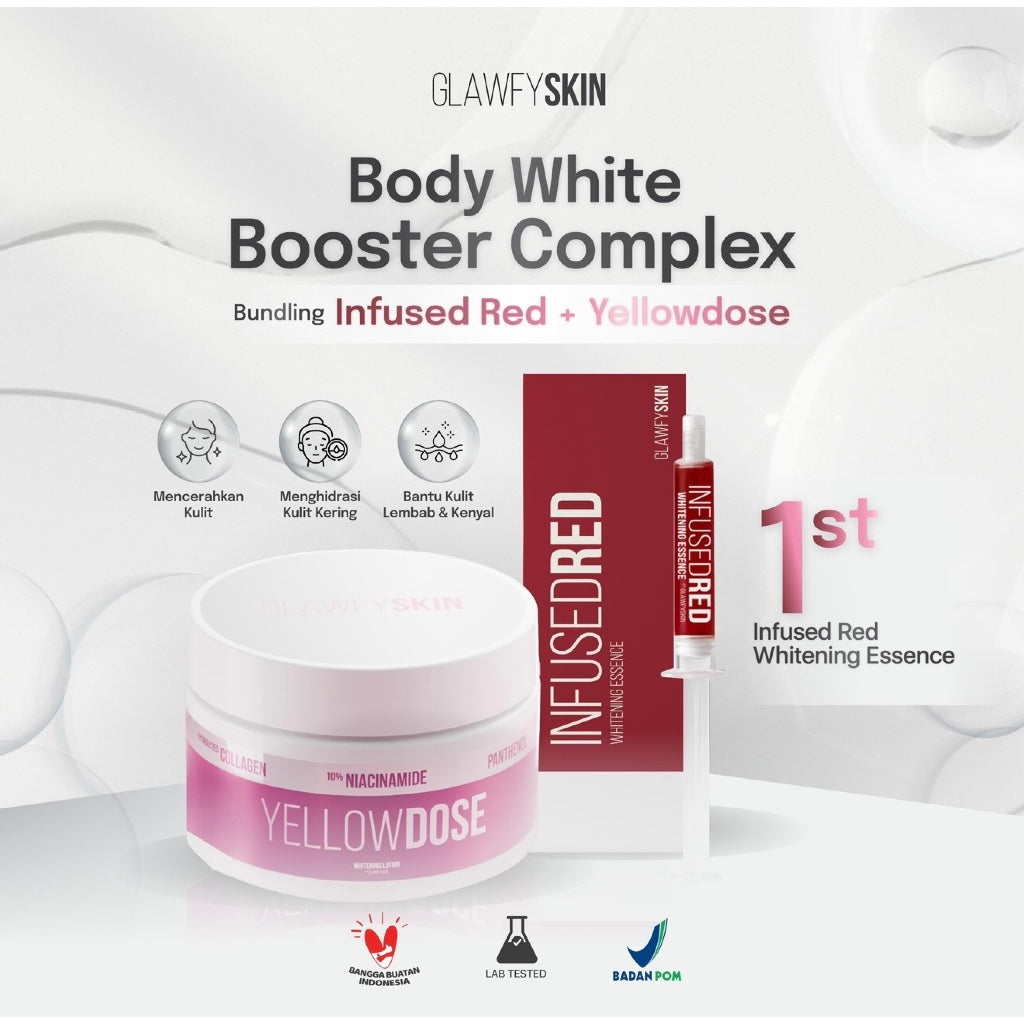 Glawfyskin Paket Infused Red Whitening + Yellowdose Lotion 10%