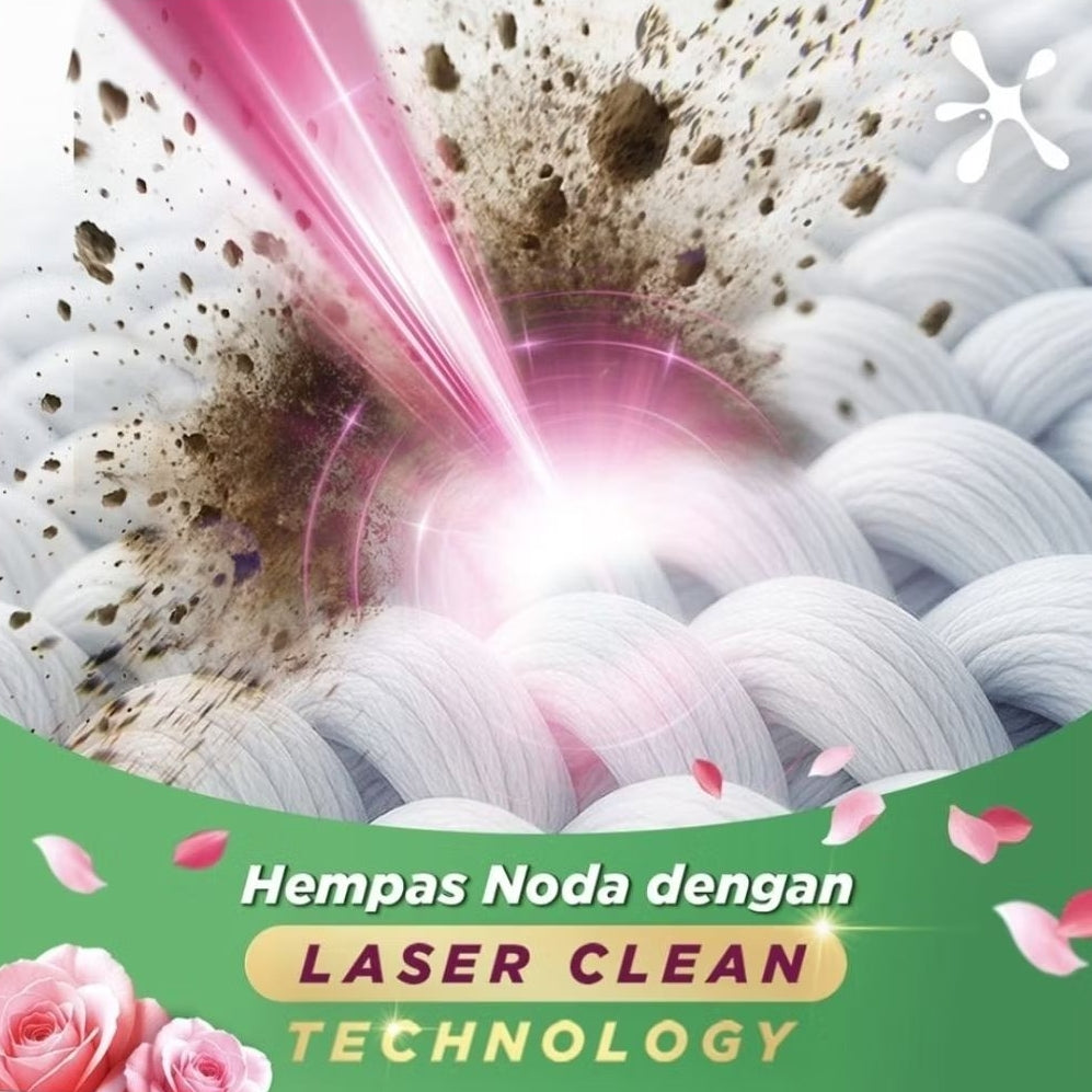 Rinso Anti Noda Molto Deterjen Cair + Pelembut Pakaian Refill 700 ml