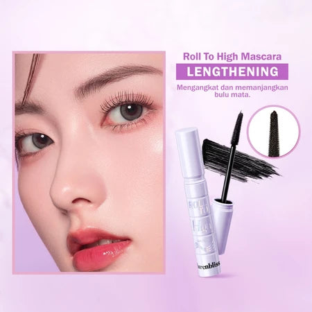 BNB BARENBLISS  Roll To Volume | Roll To High Mascara |Roll To Length | Roll To Clean | Black Eclipse Eyeliner