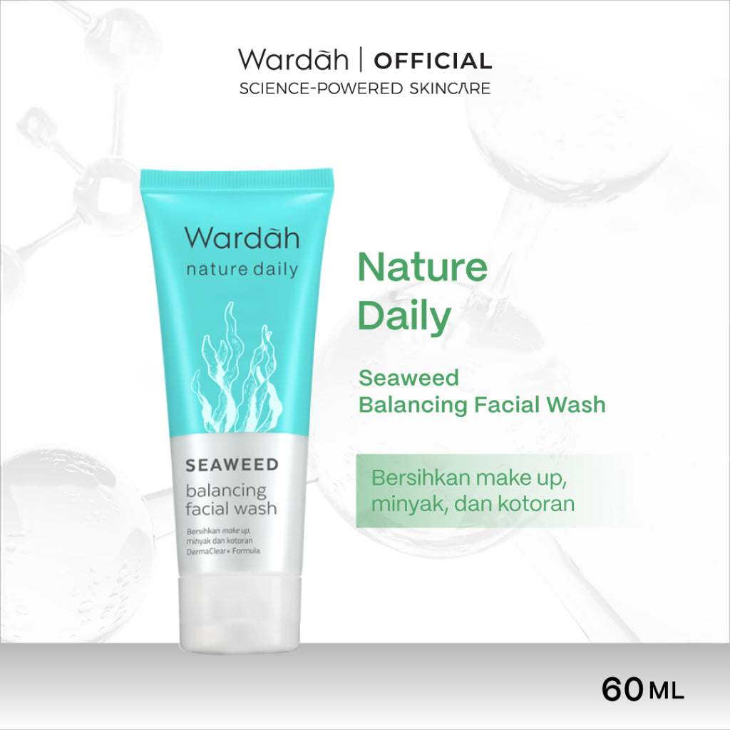 WARDAH Face Wash All Series Acnederm C Defense Lightening Perfect Bright Nature Daily Crystal Secret Renew You Hydra Rose NMF Amino Gel Cleanser Skincare