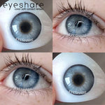 Eyeshare Softlens Minus (0.00~-7.00) Venice Gray 1Pasang Lensa Kontak Minus Softlens Gray