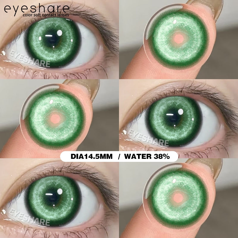 Eyeshare Softlens Madrio Softlens 1Pasang 14.0mm Purple Blue Brown Red Softlens