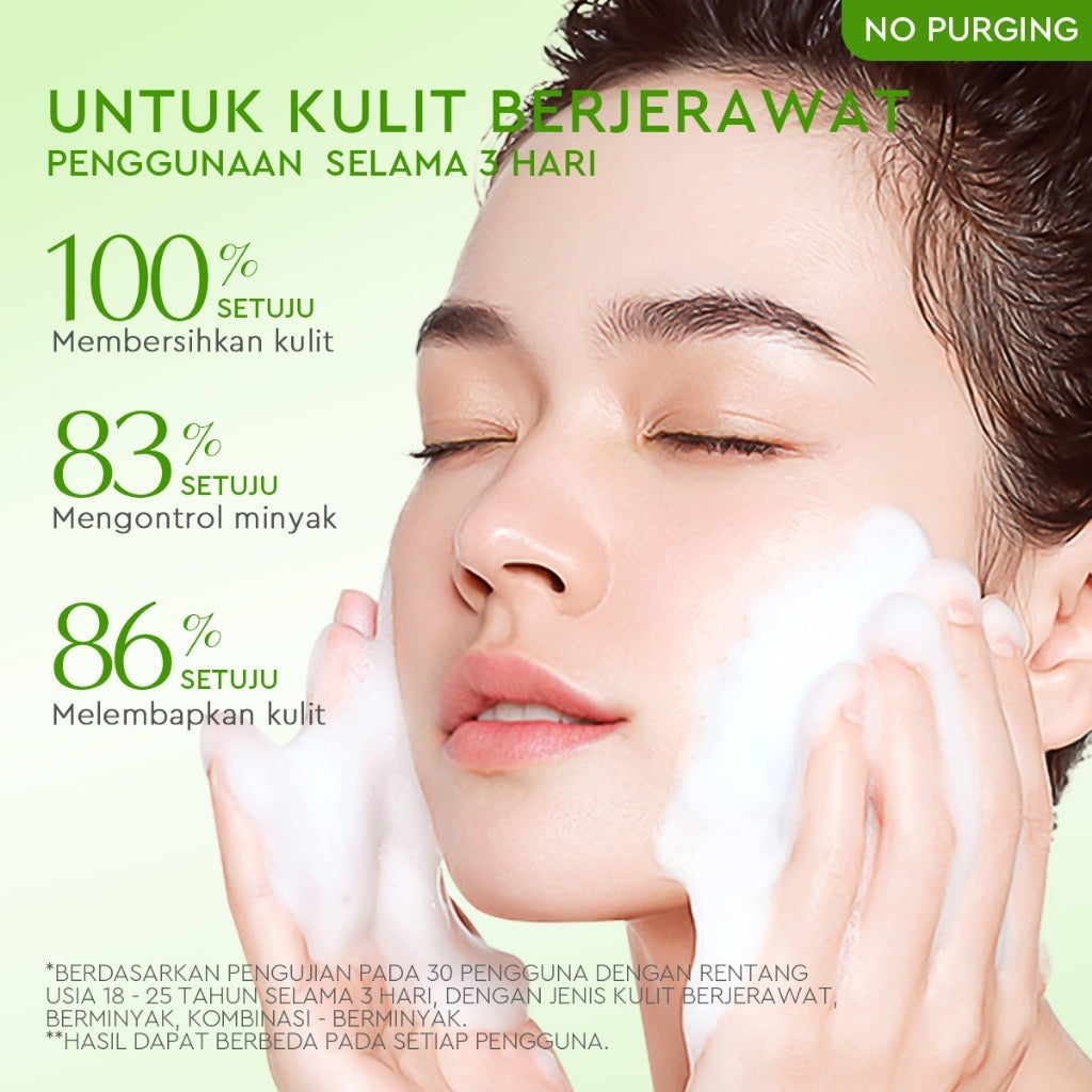 [Big Size]Glad2Glow Centella Salicylic Acid Acne Gel Cleanser 150ml facial wash skincare face wash sabun cuci muka cleansing balm exfoliating exfoliasi wajah sabun muka pembersih wajah merawat serta membantu menenangkan jerawat menenangkan kulit