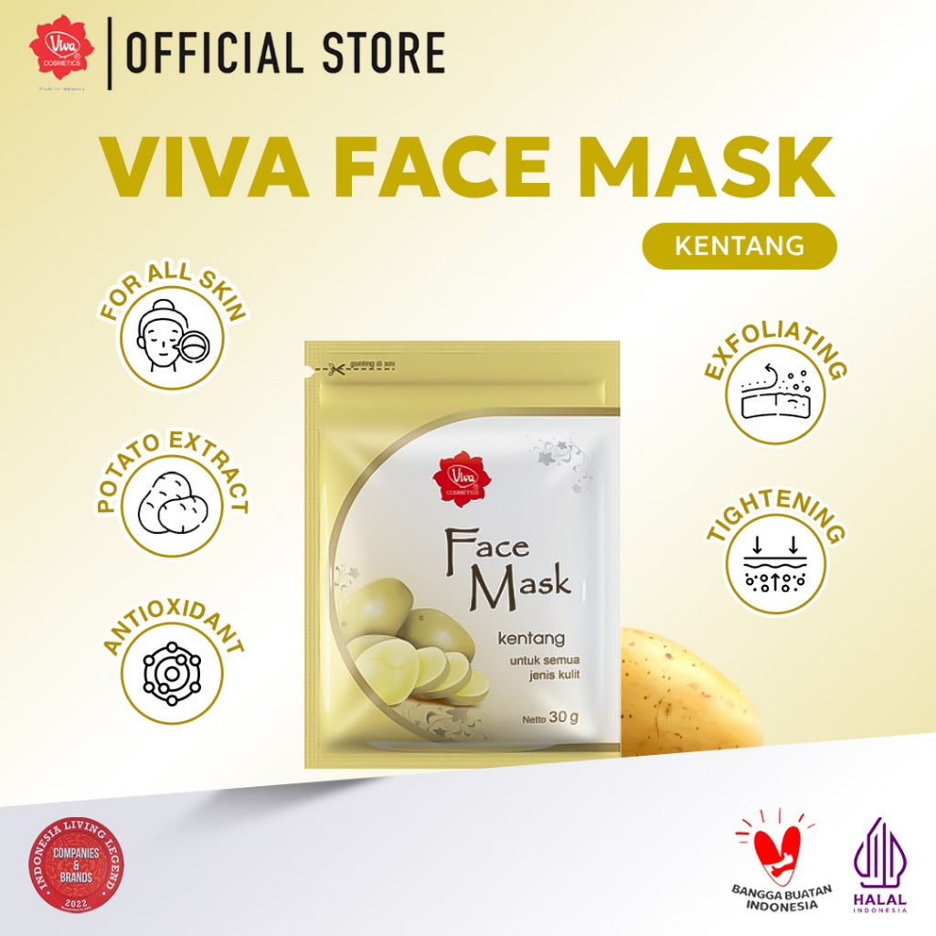 Viva Face Mask Kentang (with Vit A & C) - 30 gr