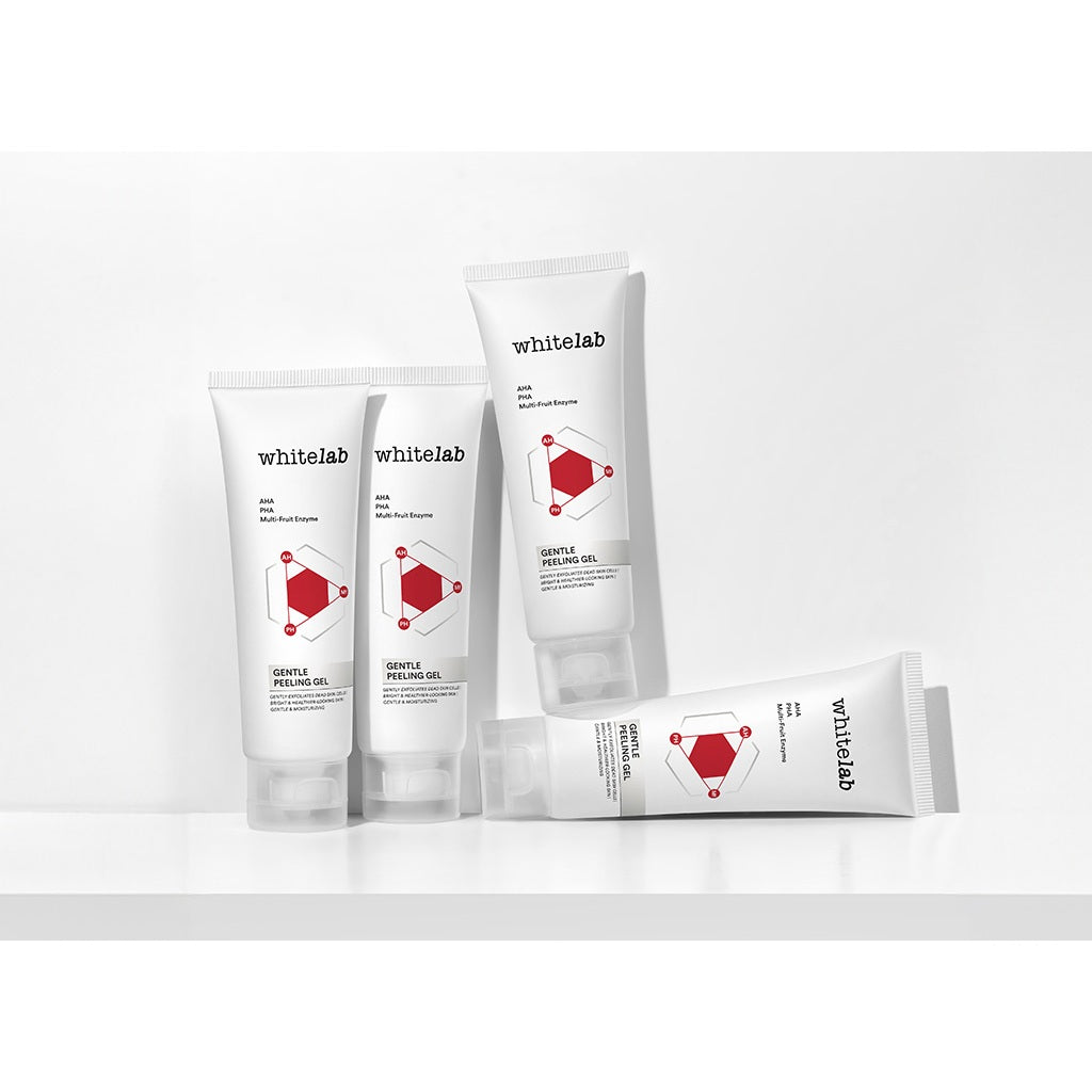 Whitelab Gentle Peeling Gel - Gel Pengangkat Sel Kulit Mati Kulit Normal, Kering, Sensitif untuk Kulit Halus, Lembap, dan Cerah dengan AHA PHA [BPOM]