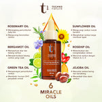 PAKET ISI 3 - Makarizo T1 Techno Nature Equalizer Shampoo & Conditioner 180 mL + Rosemary Scalp & Hair Oil 40mL