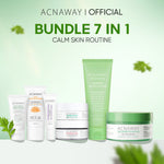 ACNAWAY Bundle 7 in 1 Skincare Routine – Perawatan Wajah Lengkap untuk Kulit Berjerawat & Sensitif facial wash cleanser moisturizer cream gel moist sunscreen acne spot acne treatment masker Acne Clear Pad Exfoliating