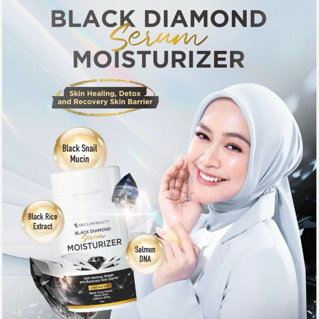 MS GLOW MOISTURIZER SYMWHITE 377 / CALM BLEMISH  /  BLACK DIAMOND