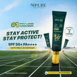 SUNSCREEN MATTE - NPURE Sunscreen Cica Beat The Sun Matte SPF 50+ PA++++/ REAL SPF / NO WHITECAST / Sunscreen Jerawat