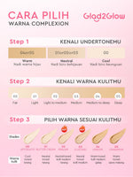 [NEW LAUNCH] Glad2Glow FLAWLESS BLURRING SKIN TINT 30G Concealer Foundation Bedak padat Make up Lightweight Coverage Long-lasting 12-Hour Soft-Focus Flawless Skin oil-control  Bio-Mimetic Film Technology Squalane Care g2glow official store