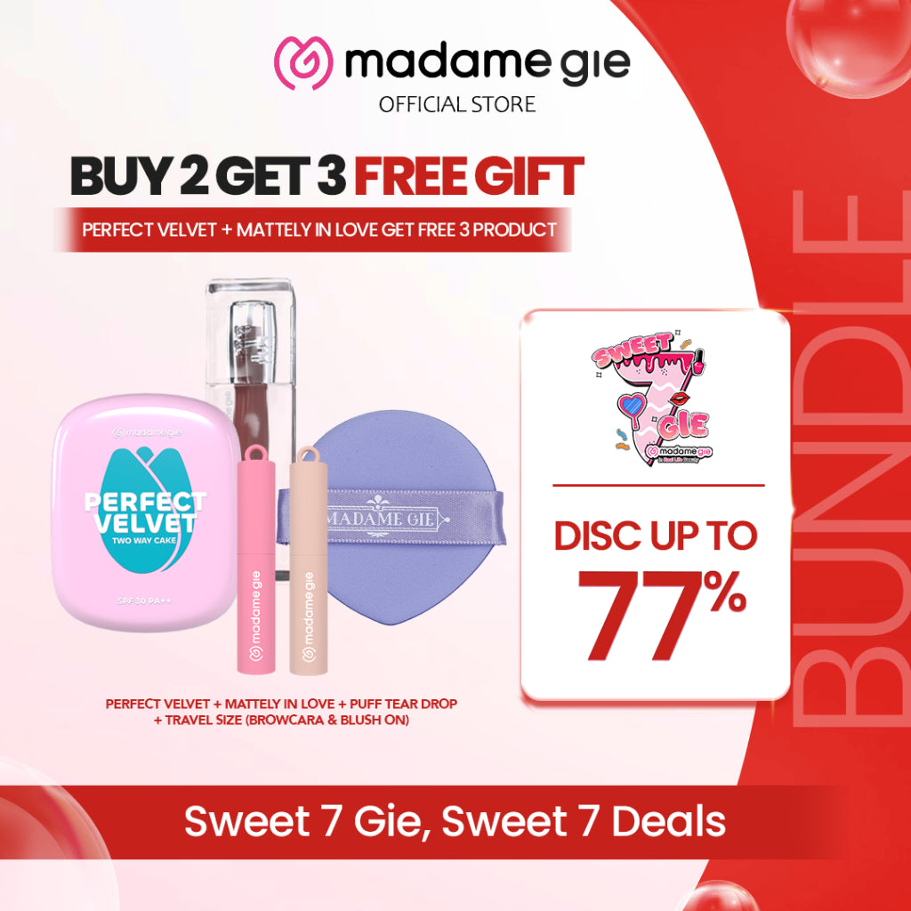 [BAYAR 70RB DAPAT 5] Perfect Velvet Two Way Cake + Madame Gie Mattely in Love