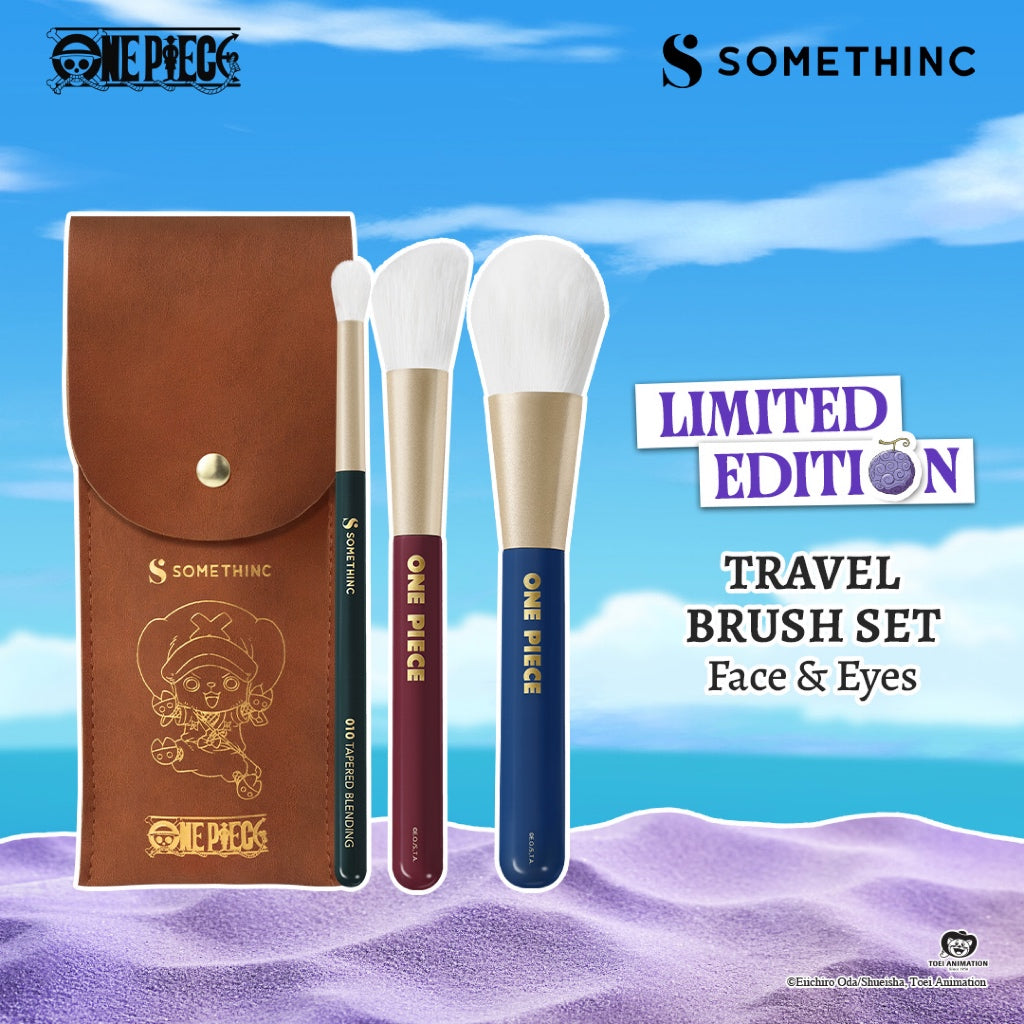 SOMETHINC ONE PIECE LIMITED EDITION SERIES - Lip Glaze, Low pH Gente Jelly, Holyshield Sunscreen Gel, Eyeshadow Palette, Liquid Eyeliner, Calm Down Cleanser| Transferproof Lip Glaze, Awet Digunakan 24 Jam|Sabun Cuci Muka Semua Jenis Muka