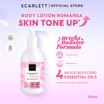 Scarlett Whitening New! Fragrance Brightening Body Lotion Bright Mood Booster Romansa