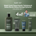 [PAKET CHAMPION RACING CARE - KAHF BUNDLE 4IN1 PAKET PERAWATAN DAILY USE ESSENTIALS : WAJAH CERAH & BADAN ANTI BAU] Paket Personal Care (Face Wash + Sunscreen Moisturizer + Body Wash + Deodorant) - Suitable for Daily Use