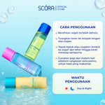 [My Daily Glow Up Set] Scora Bright Me Up Sunscreen 40 Gr + Scora Sheer Glow Tone Up Cream 30 ml + SCORA Moisturizer Gel + SCORA Gentle Low pH Cleanser 100 ML + SCORA Toner 80 ML