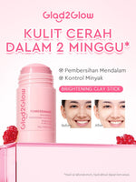 [DISKON 60%]Glad2Glow Clay Stick&Face Mask Complete Series-Pomegranate Brightening/Mugwort Salicylic Acid Acne/ Volcano 3D Acid Pore-masker Packs Masker Wajah Sheet Mask mask sleeping mask mugwort mask acne masker komedo g2glow official store
