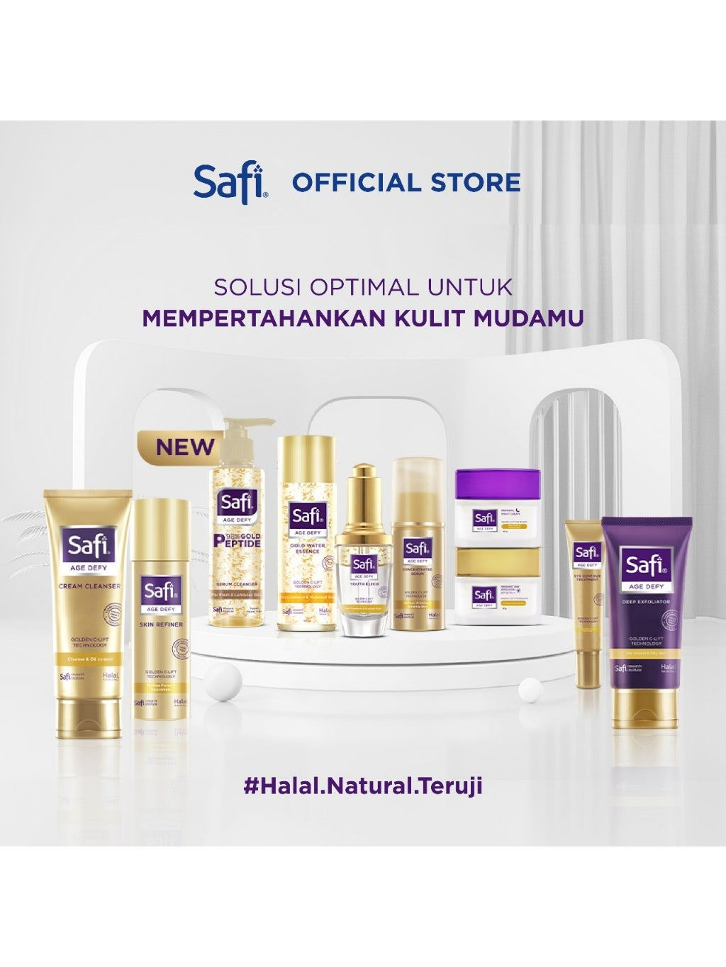 NEW! Safi Age Defy Serum Cleanser 150ml - Pembersih Wajah Anti Aging