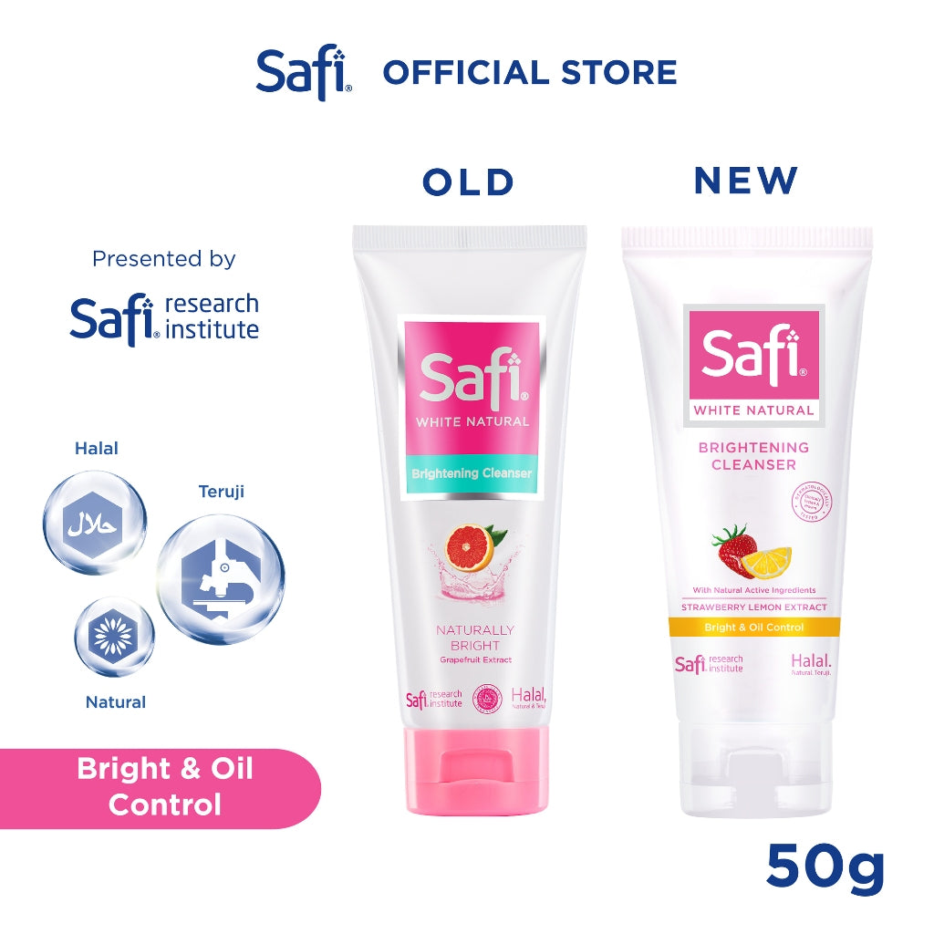 SAFI - White Natural - Brightening Cleanser Strawberry Lemon 50gr