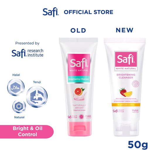 SAFI - White Natural - Brightening Cleanser Strawberry Lemon 50gr