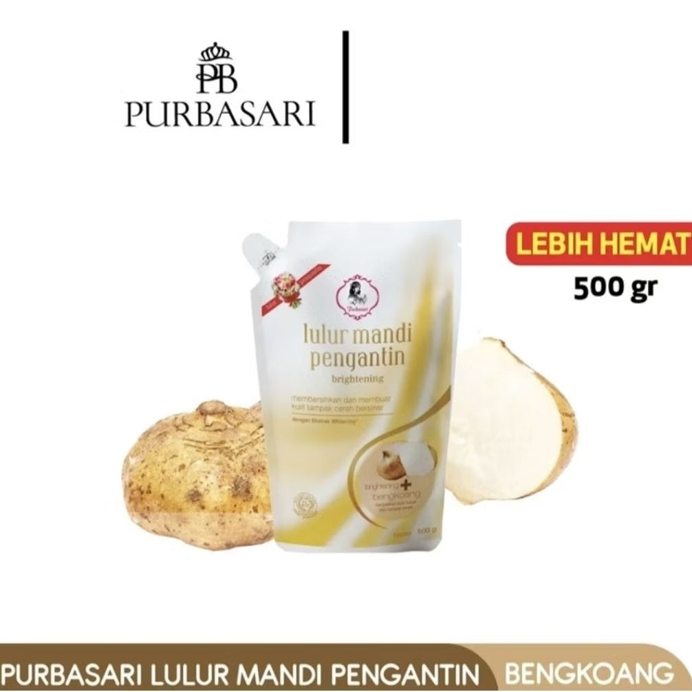Purbasari Lulur Mandi Pengantin Brightening Bengkoang 500 g