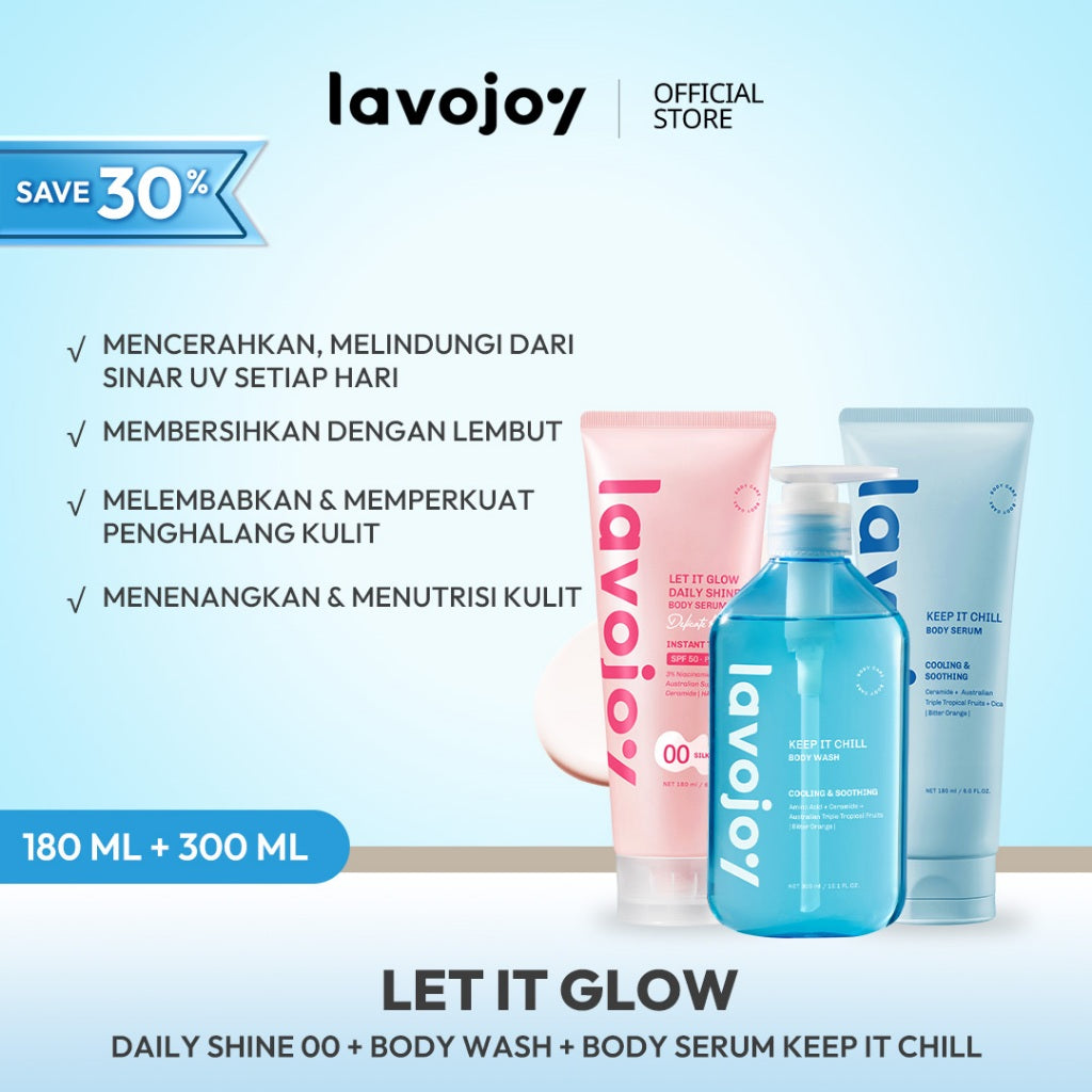 Lavojoy Keep It Chill Body Serum 180ml | Calm Down And Hydrate Skin | Body Lotion | Sensasi Dingin | Menenangkan Kulit | Memperkuat Skin Barrier | Ceramide + Centella Asiatica + Mint Extracts