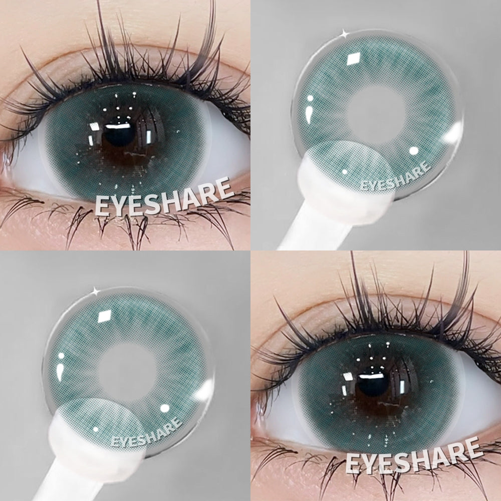 Eyeshare Softlens MONTREAL Gray Big Eyes 14.5mm 1Pasang Lensa Kontak Pupil Berwarna Terang