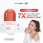 NEWLAB Brightlogy C-Gluta 360 Boost || Minuman Glutathione untuk Pemutih Badan || Glutathione Kapsul || Glutathione Whitening 50gr