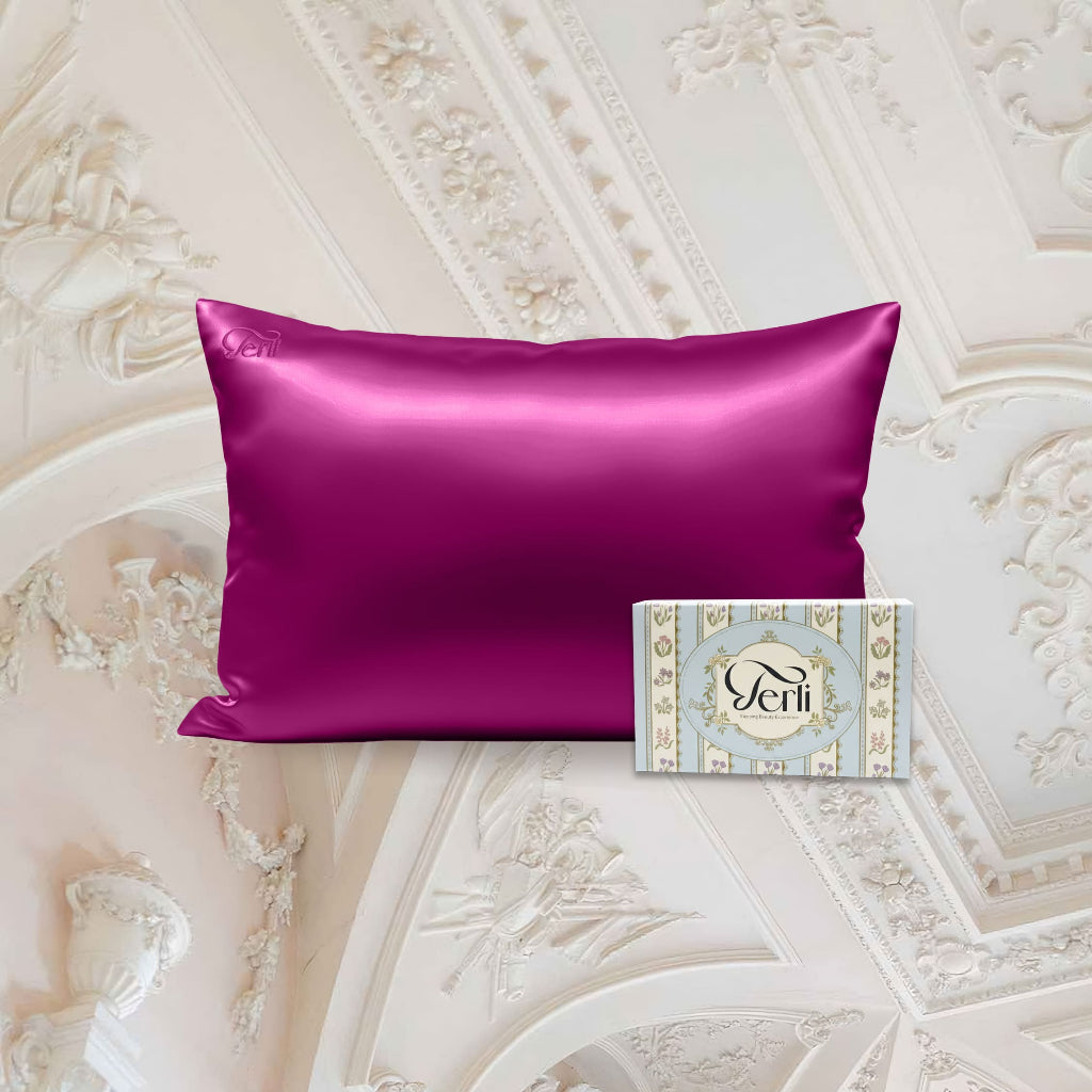 Sarung Bantal PREMIUM Satin Silk Terli Beauty Satin Silk Pillowcase Adem Halus Anti Jerawat Beauty Boost Pillowcase