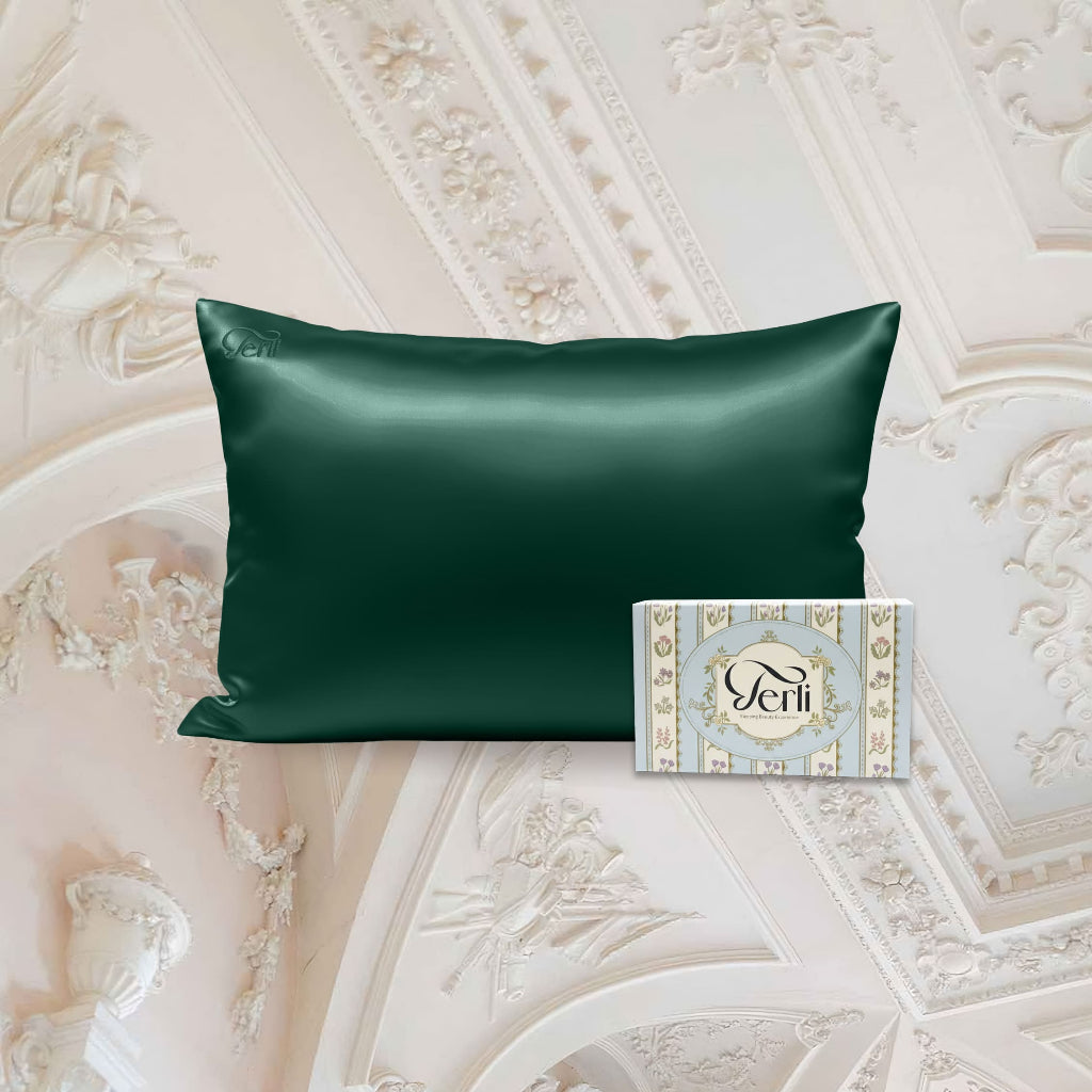 Sarung Bantal Cinta PREMIUM Satin Silk Adem Halus Soulmate Bedsheet King Size Pillowcase Terli Beauty Sarung Bantal Jumbo