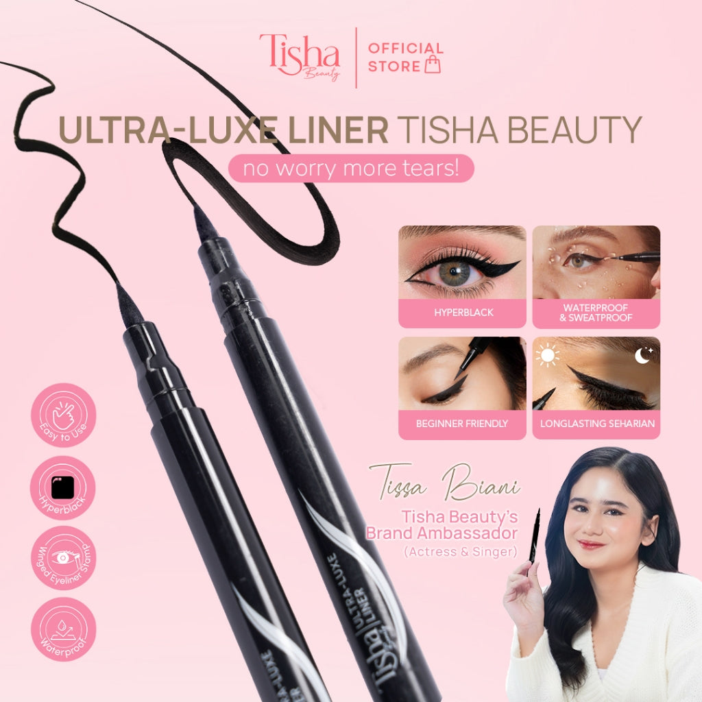 Tisha Beauty Ultra Luxe Liner – Waterproof Matte Tears Proof 1.5g