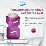 FACERINNA Retinol Anti-Aging Moisturizer | Kerutan Memudarkan Garis Halus Meratakan Warna Kulit Menghaluskan Tekstur Kulit Mencerahkan Flek Hitam Melembapkan Menjaga Elastisitas Kulit Membantu Regenerasi Kulit Menghidrasi Kulit Kering Skincare BPOM