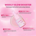 Crystal Glow Peeling Serum – 15% AHA BHA PHA + Cywhite™ | 2X Brightening Power, Kulit Glowing Sejak Pemakaian Pertama