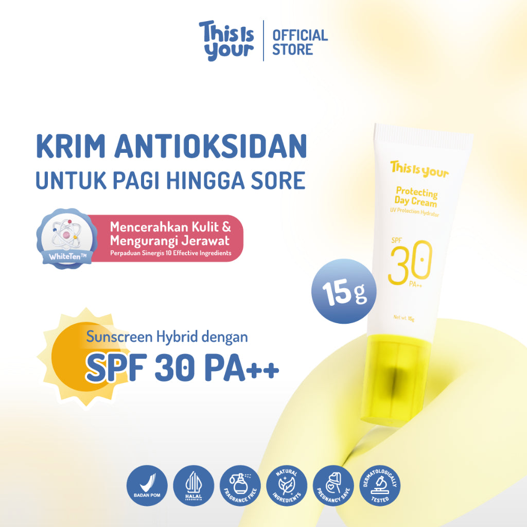 [EXCLUSIVE LAUNCH] This is Your Bright Protect Series | Cheerful Bright Serum, Protecting day Cream 15gr | Mencerahkan kulit wajah dalam 28 hari, Melindungi Wajah dari Sinar Matahari, Memberikan Efek Toneup, No Whitecast