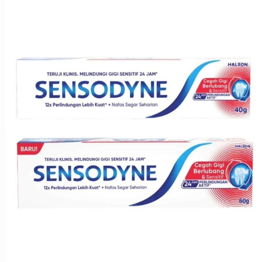 Sensodyne Pasta Gigi Pencegah Gigi Berlubang & Sensitif 40g 60g