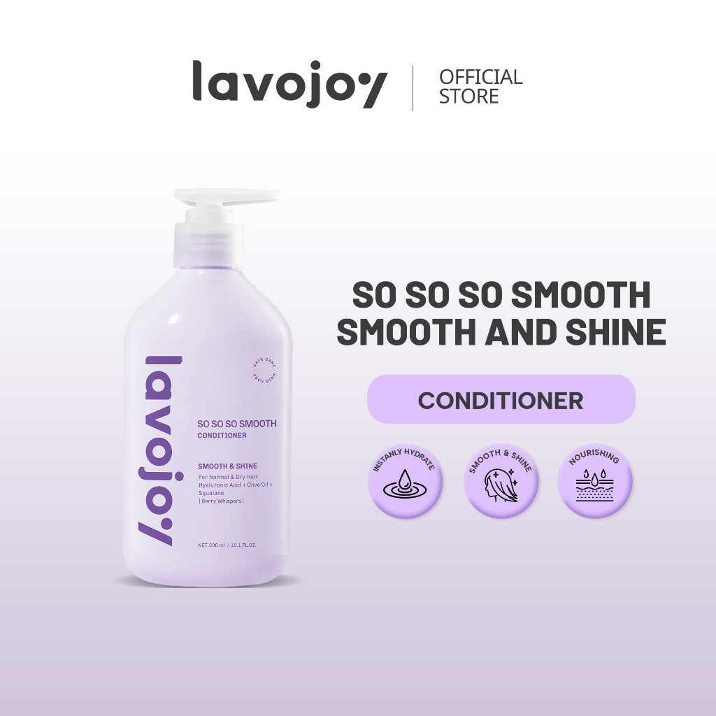 Lavojoy So So So Smooth Conditioner | Kondisioner Mengurangi Rambut Kusut | Mengkilaukan Rambut | Menutrisi Rambut | Menghaluskan Rambut