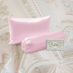 BUNDLE Sarung Bantal dan Guling Set PREMIUM Satin Silk Beauty Boost Pillowcase dan Bolster Case