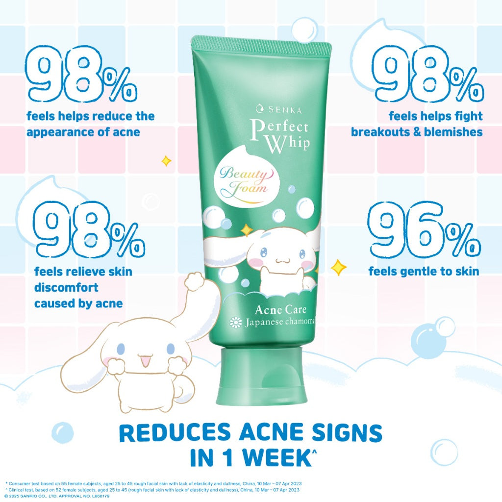 SENKA Perfect Whip Acne Care Cinnamoroll Edition 120gr