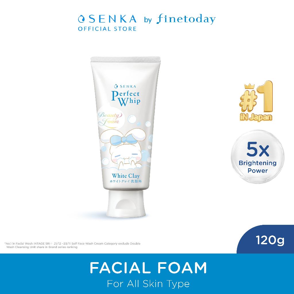 SENKA Perfect Whip Clay Cinnamoroll Edition 120gr