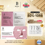 PREMIERE BEAUTE [NEW YEAR GIFT] Mix Magic Clean Sooth & Brightening Peeling Mask Set Soothing Calming Brightening Oil Control Whitening for Acne Prone Skin