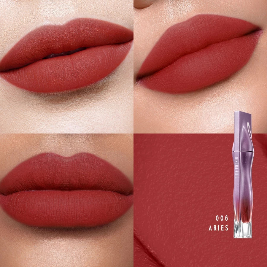 Lipstick TIME PHORIA - TASYA FARASYA APPROVED Nebula Velvet Lip Cream 4ML ORIGINAL Liptint Waterproof Tahan Lama Lip Stain Lipgloss Lipstik
