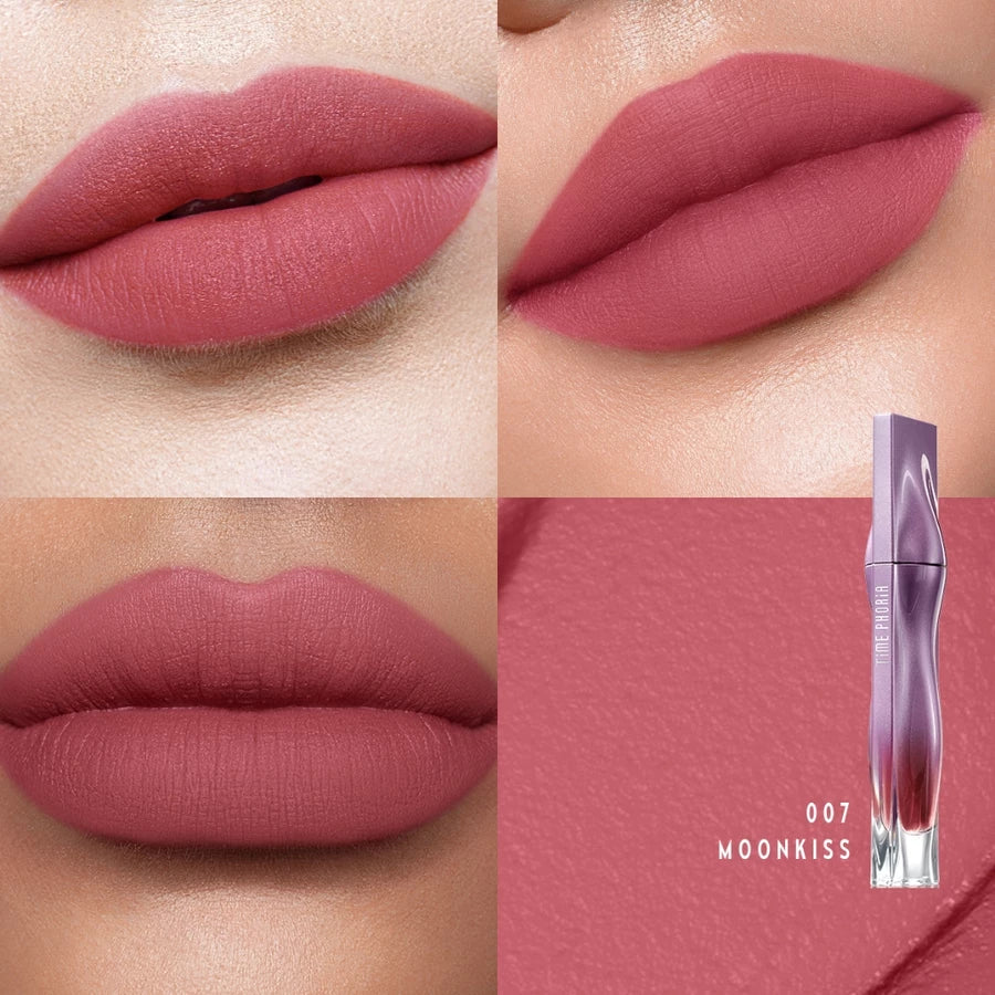 Lipstick TIME PHORIA - TASYA FARASYA APPROVED Nebula Velvet Lip Cream 4ML ORIGINAL Liptint Waterproof Tahan Lama Lip Stain Lipgloss Lipstik